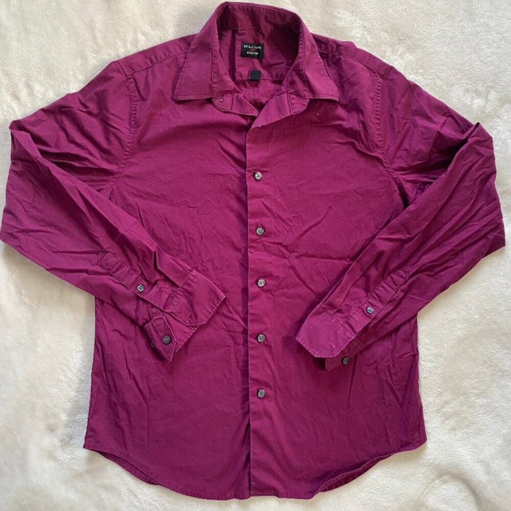 Men's Structure Button Down Collared Shirt - image 2